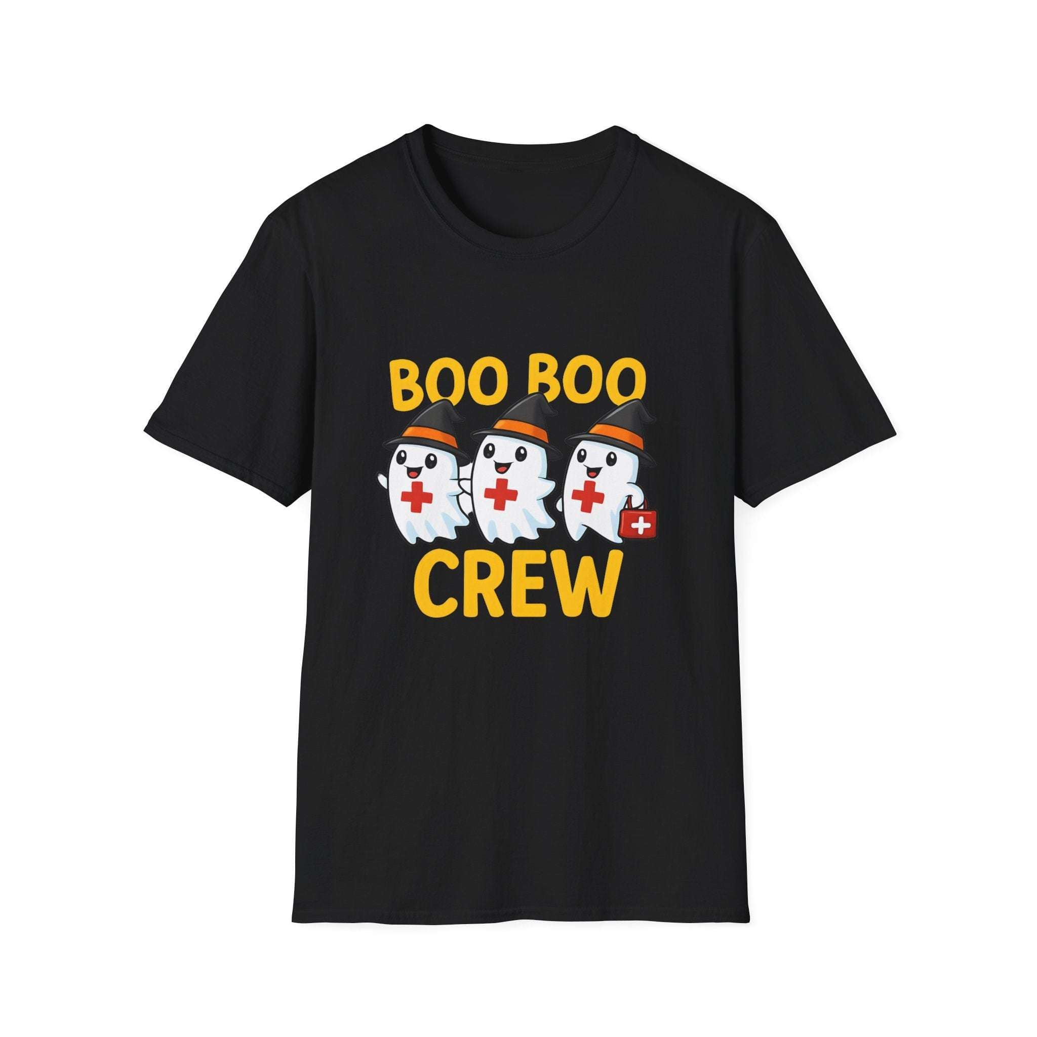 Boo Boo Crew Nurse Halloween T-Shirt - Ring-Spun Cotton Unisex - TeninoVentures