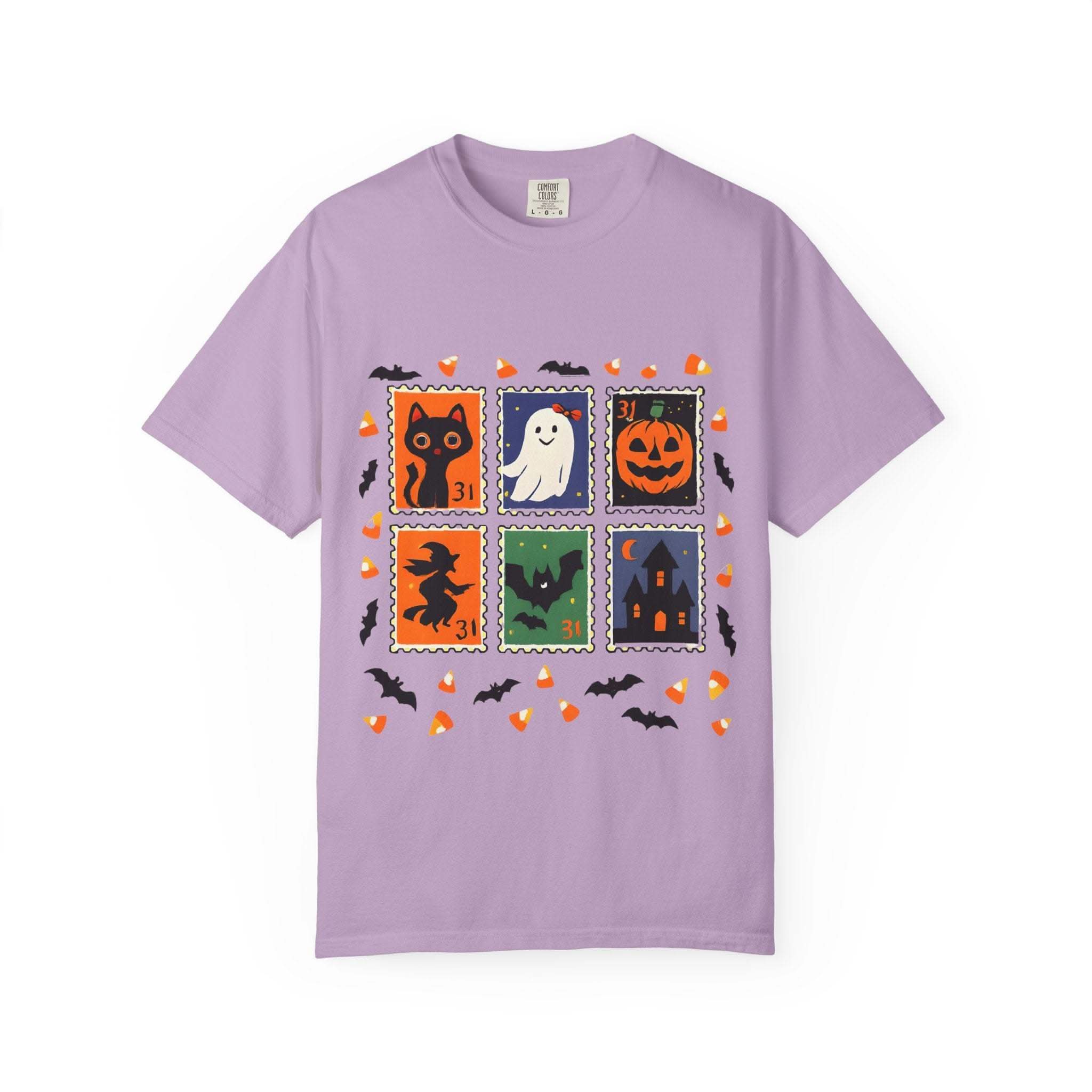 Retro Halloween Stamp T-shirt - TeninoVentures