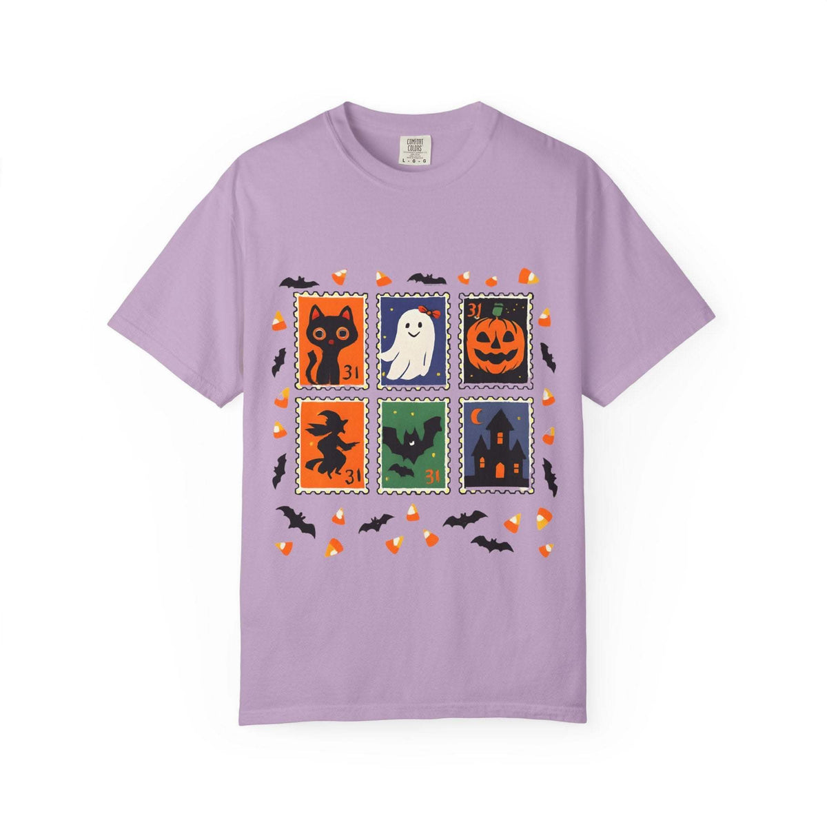 Retro Halloween Stamp T-shirt - TeninoVentures