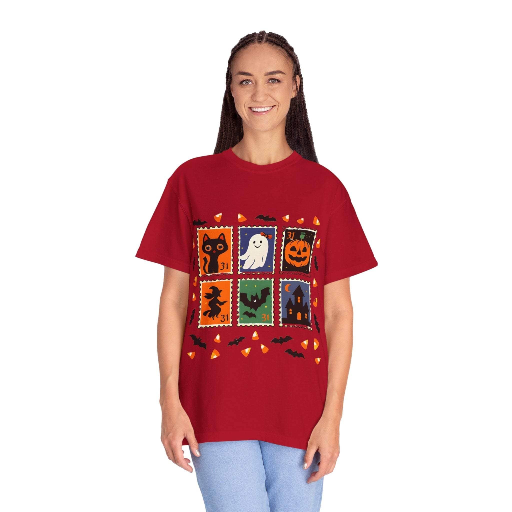 Retro Halloween Stamp T-shirt - TeninoVentures