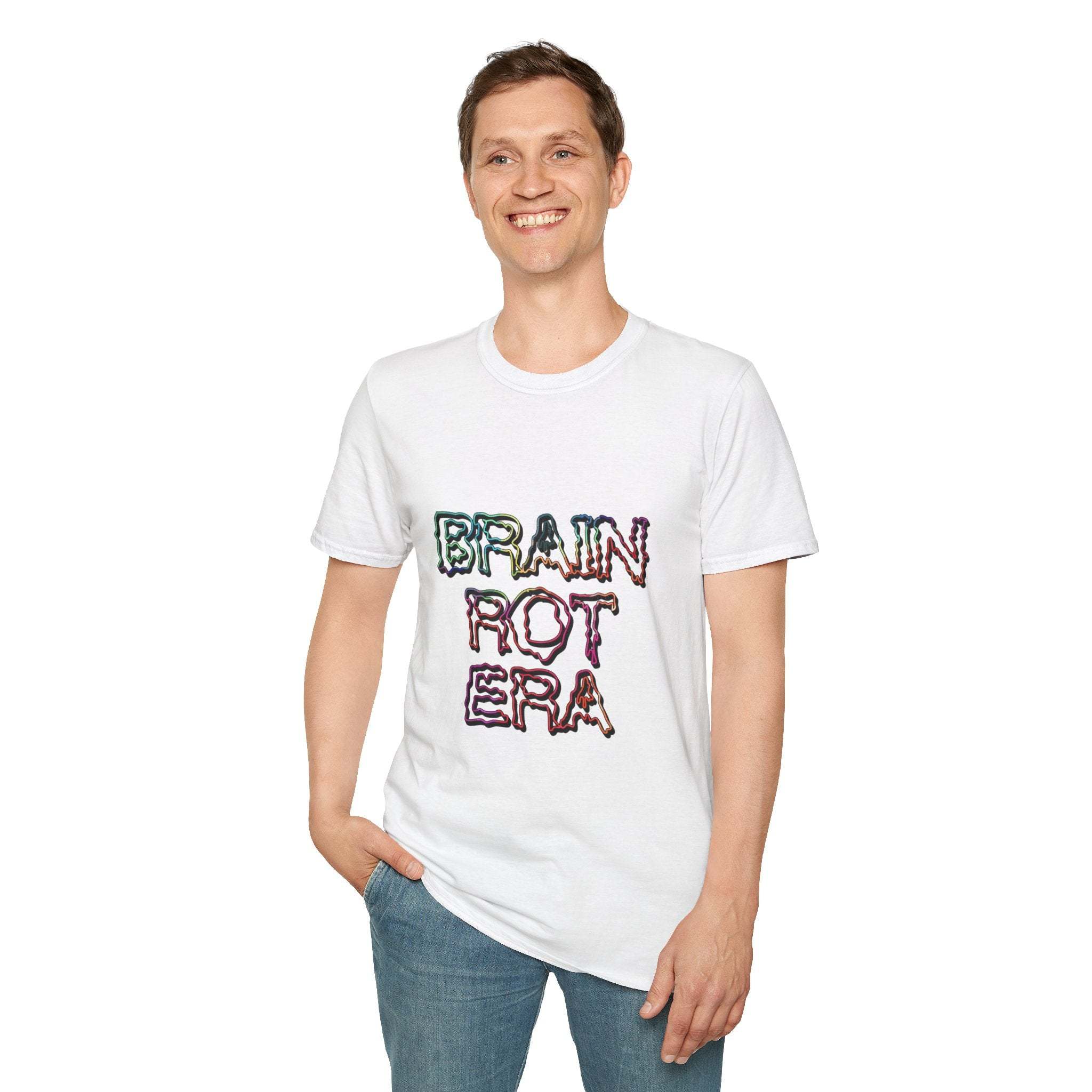 Vintage Brain Rot Era T-Shirt - TeninoVentures