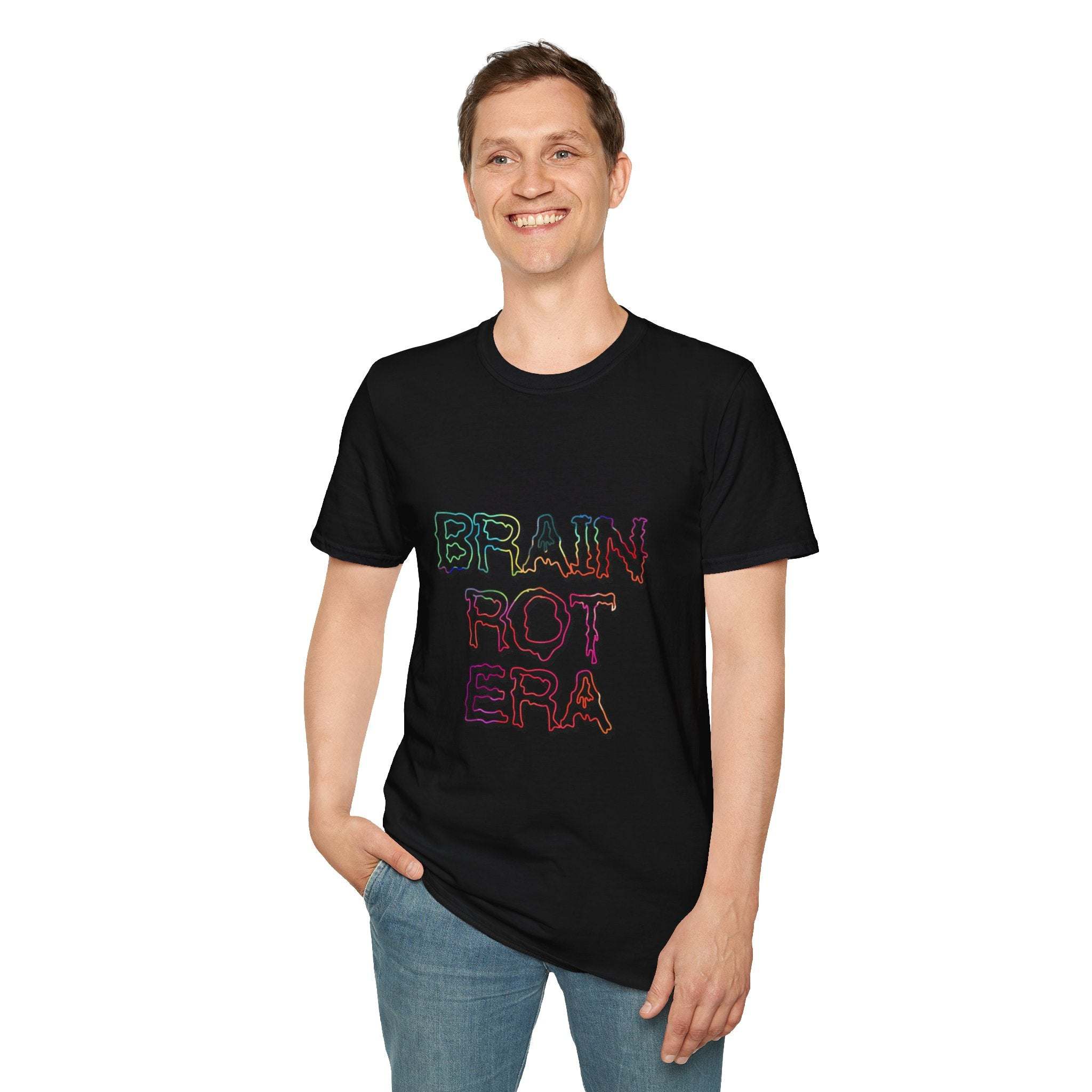 Vintage Brain Rot Era T-Shirt - TeninoVentures