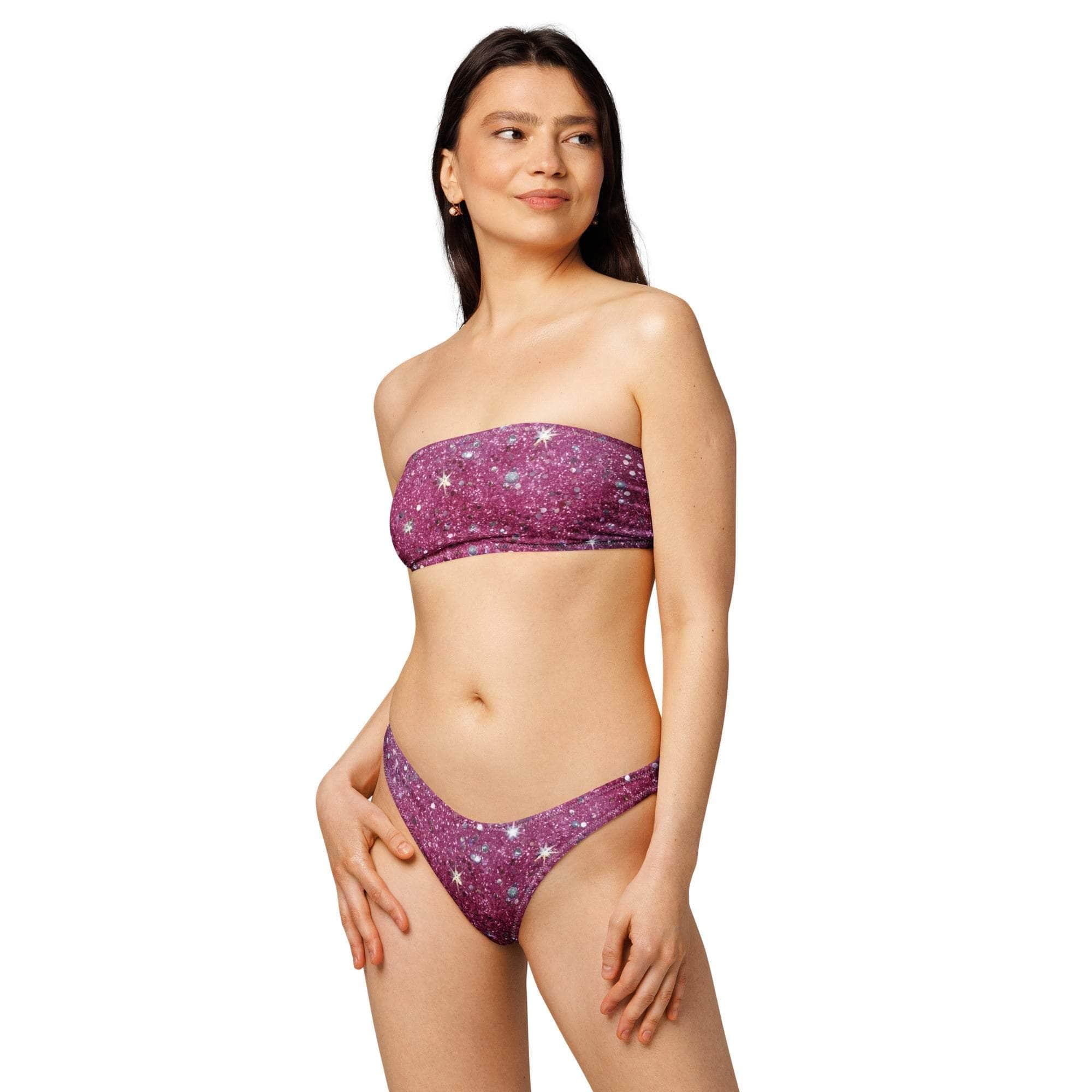 Hot pink bandeau bikini - Soft, comfy, Stretchy & Flattering Swimwear