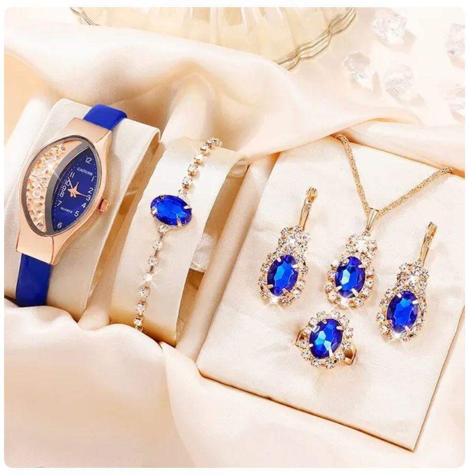Fashion Watch Gift - Stylish Quartz Watch with Necklace & Bracelet