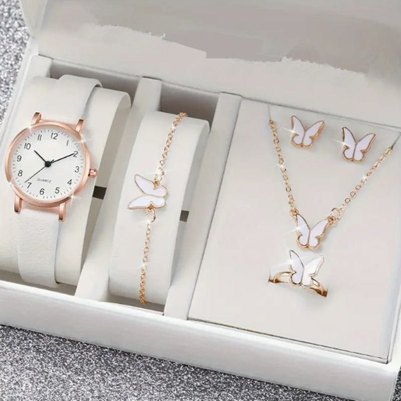 Fashion Watch Gift - Stylish Quartz Watch with Necklace & Bracelet