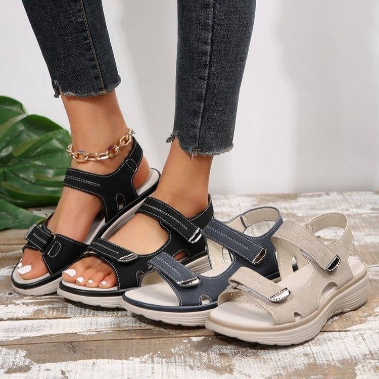 Casual Velcro-design Sandals Lightweight Summer Sports Sandals Women