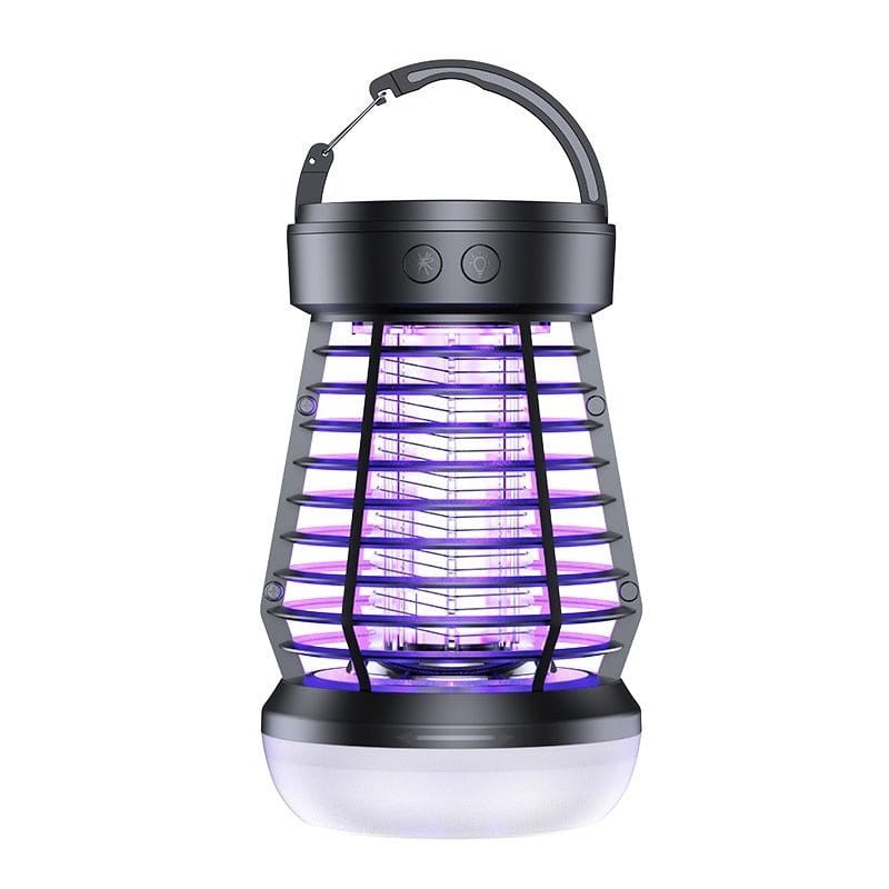2in1 mosquito killer lamp electric fly catcher with USB rechargeable swatter and night light