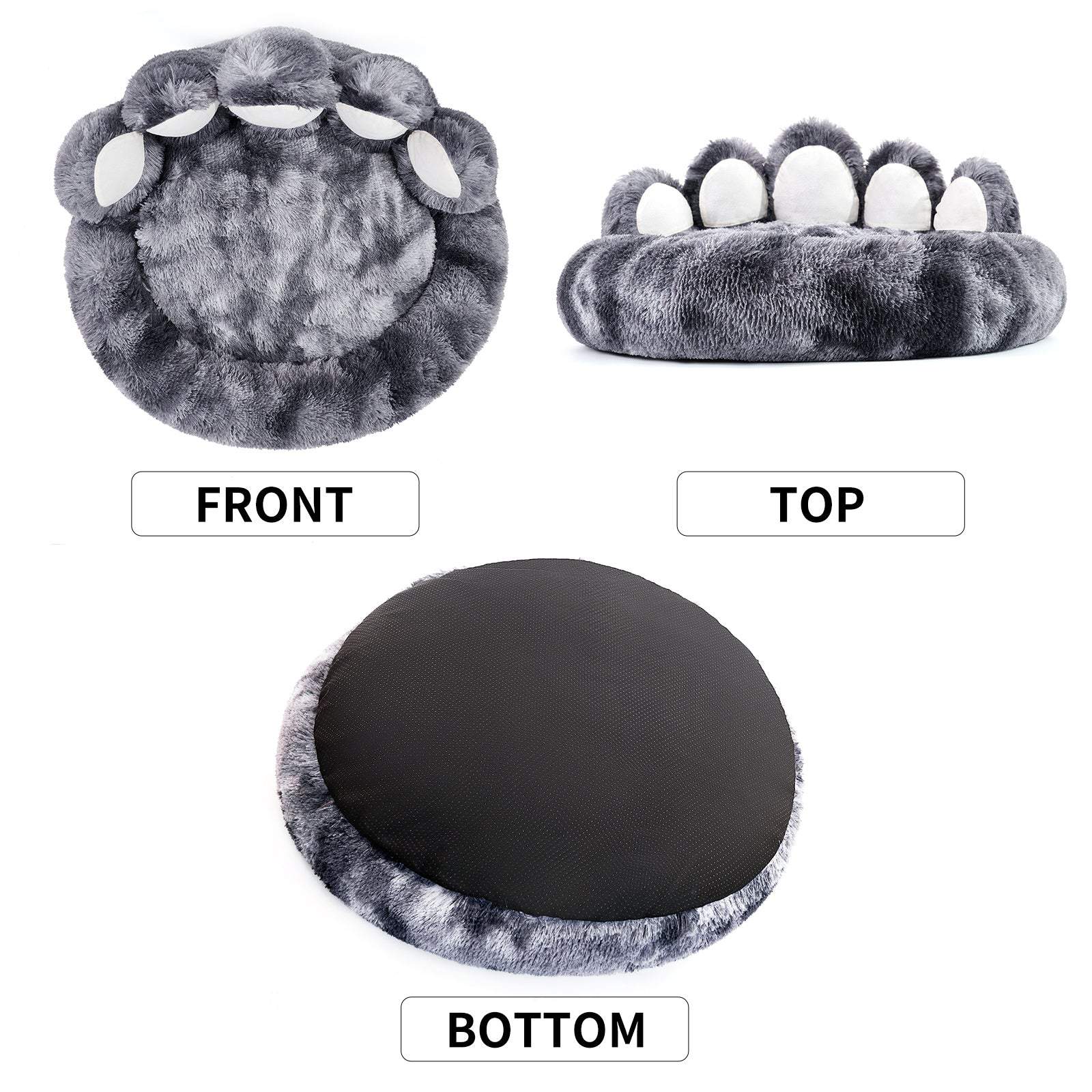Cute Dog Bear Paw Shape Dog Bed for Small and Medium Dogs