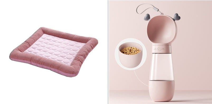 Pet Cooling Pad Bed - Soft Ice Silk Mat for Dogs & Cats