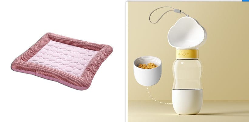 Pet Cooling Pad Bed - Soft Ice Silk Mat for Dogs & Cats