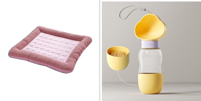 Pet Cooling Pad Bed - Soft Ice Silk Mat for Dogs & Cats