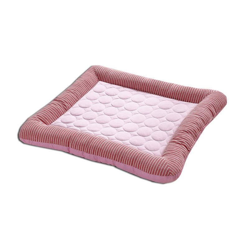Pet Cooling Pad Bed - Soft Ice Silk Mat for Dogs & Cats