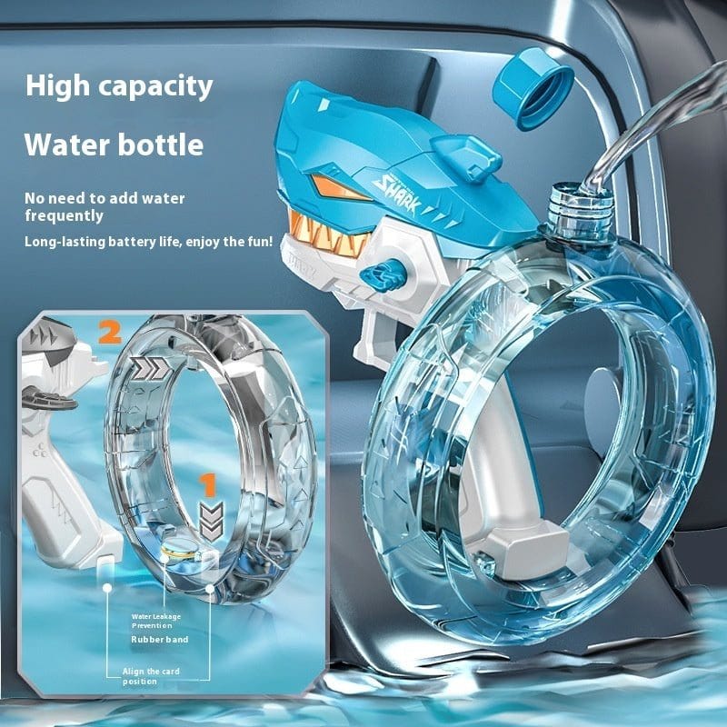 Shark Electric Water Gun - Fully Automatic Large Capacity Toy