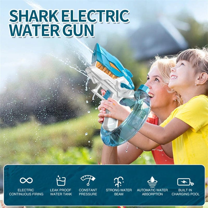 Shark Electric Water Gun - Fully Automatic Large Capacity Toy