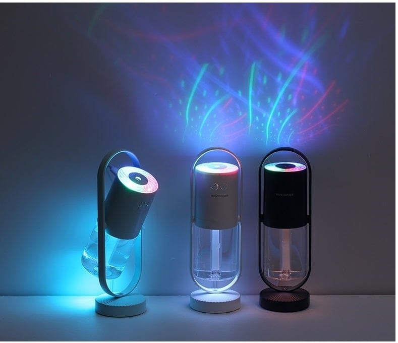 Magic Shadow USB Air Humidifier - Ultrasonic Mist Maker with Night Lights