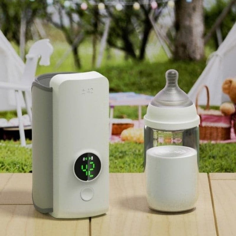 Portable Wireless Rechargeable Baby Bottle Warmer with USB Charging