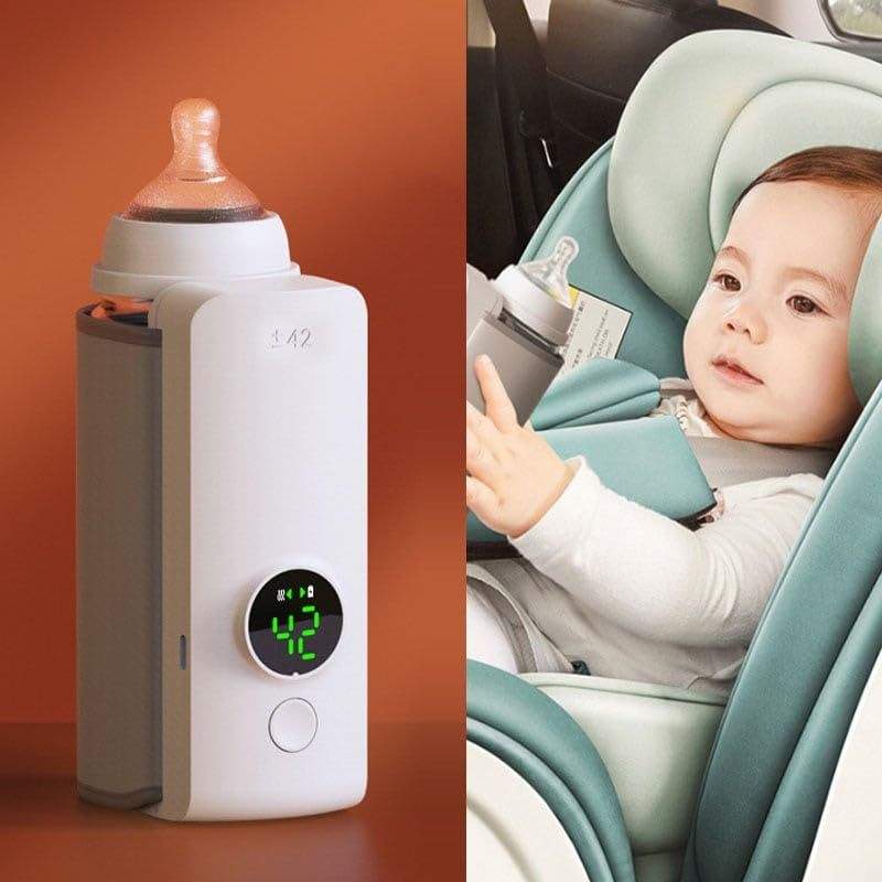 Portable Wireless Rechargeable Baby Bottle Warmer with USB Charging