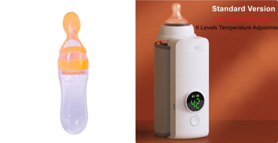 Portable Wireless Rechargeable Baby Bottle Warmer with USB Charging