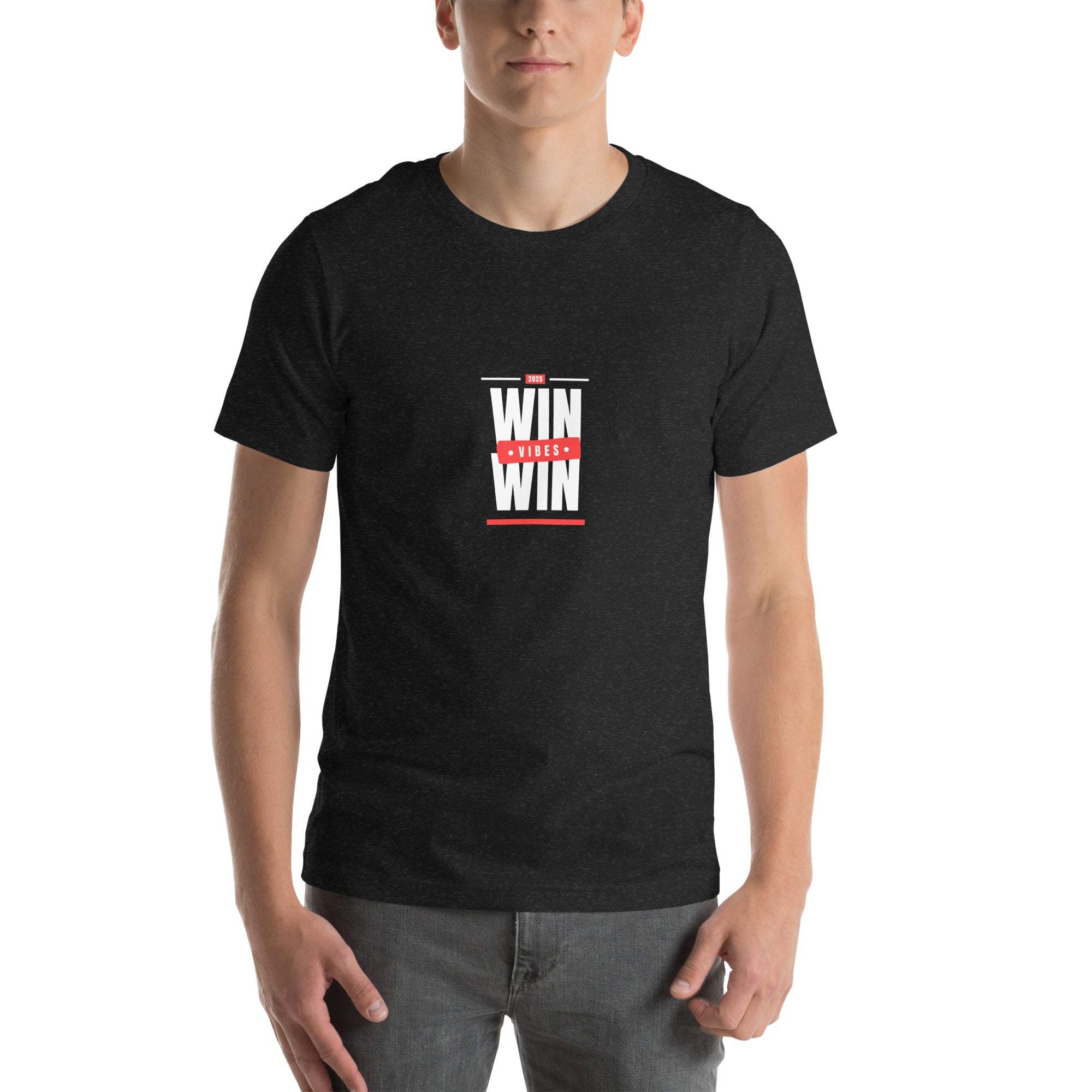 Men Motivational T-Shirt - Inspiring "WIN WIN" Design for Lifestyle