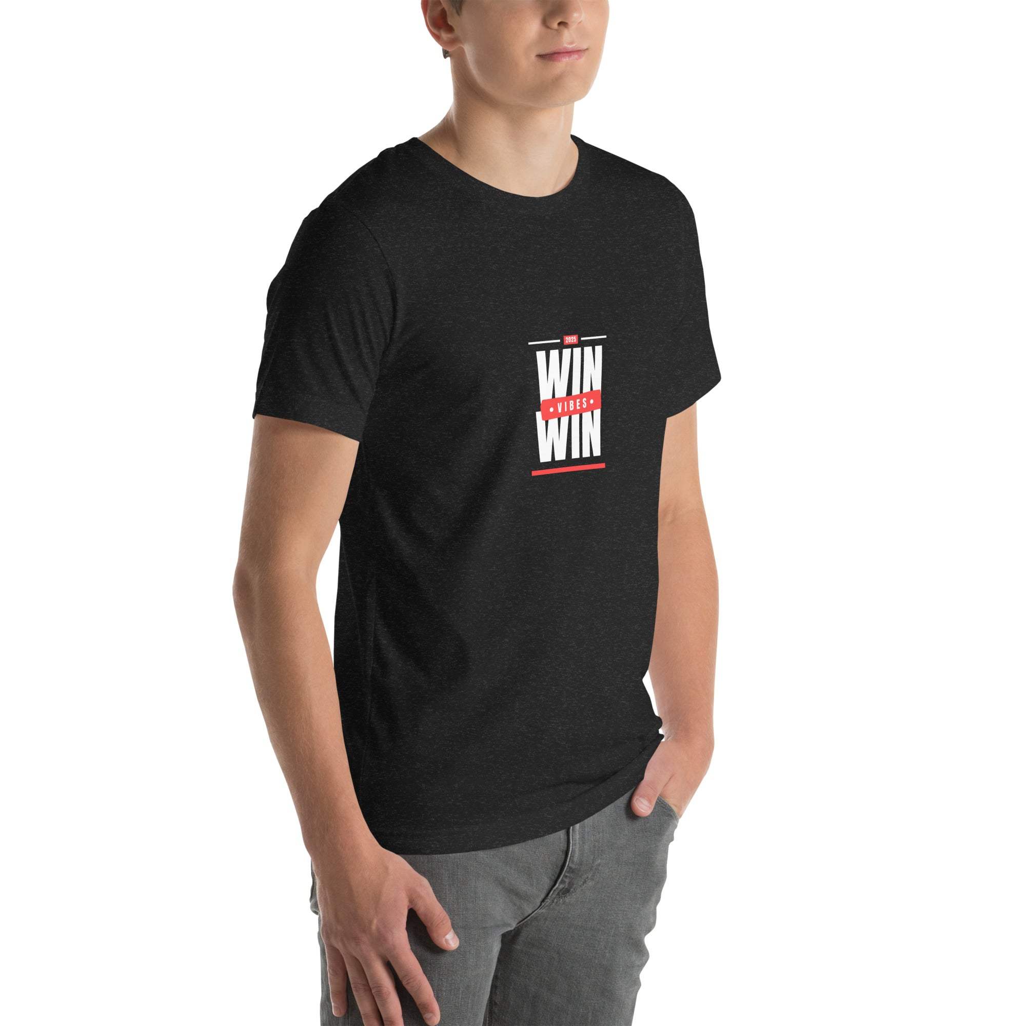 Men Motivational T-Shirt - Inspiring "WIN WIN" Design for Lifestyle