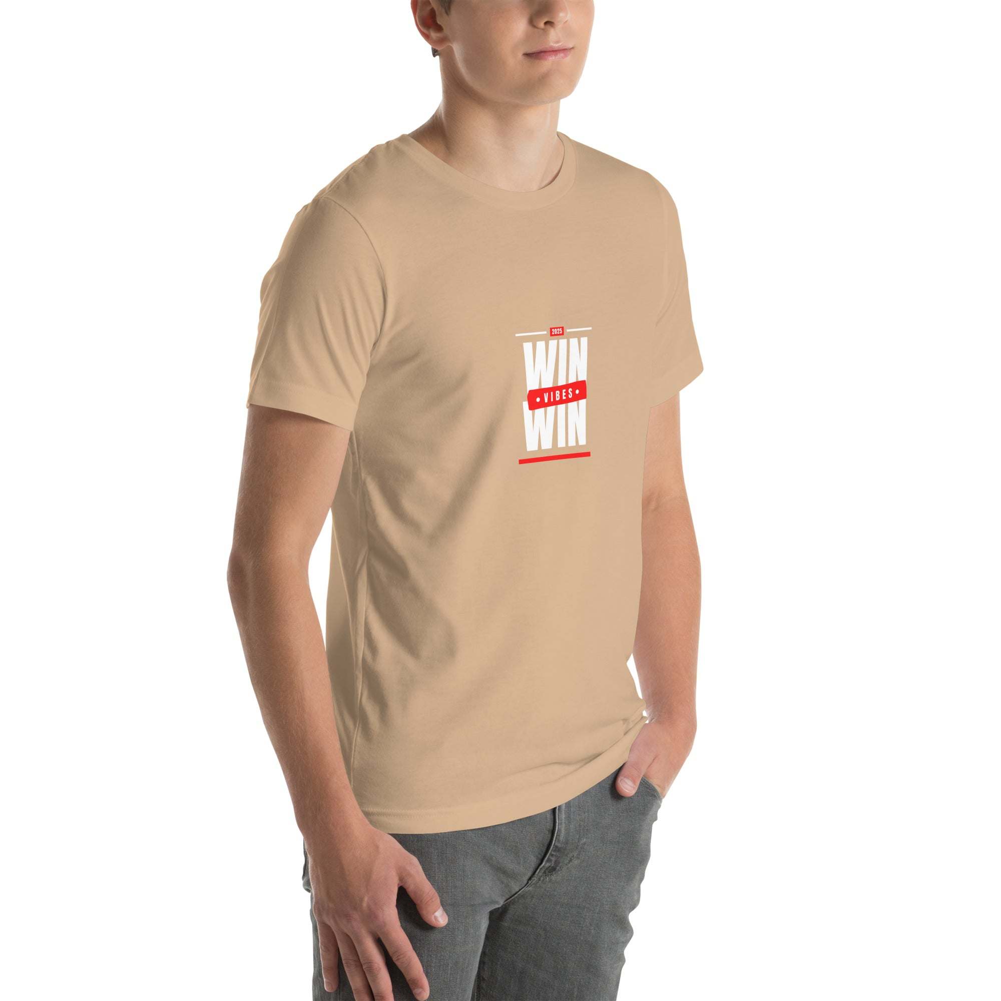 Men Motivational T-Shirt - Inspiring "WIN WIN" Design for Lifestyle