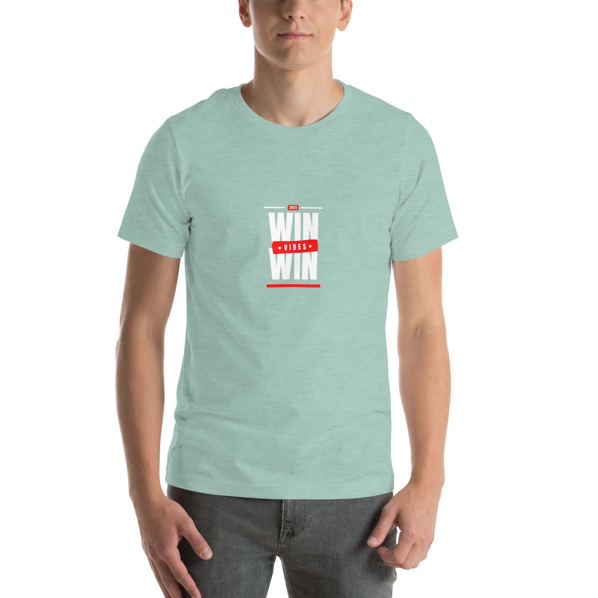 Men Motivational T-Shirt - Inspiring "WIN WIN" Design for Lifestyle