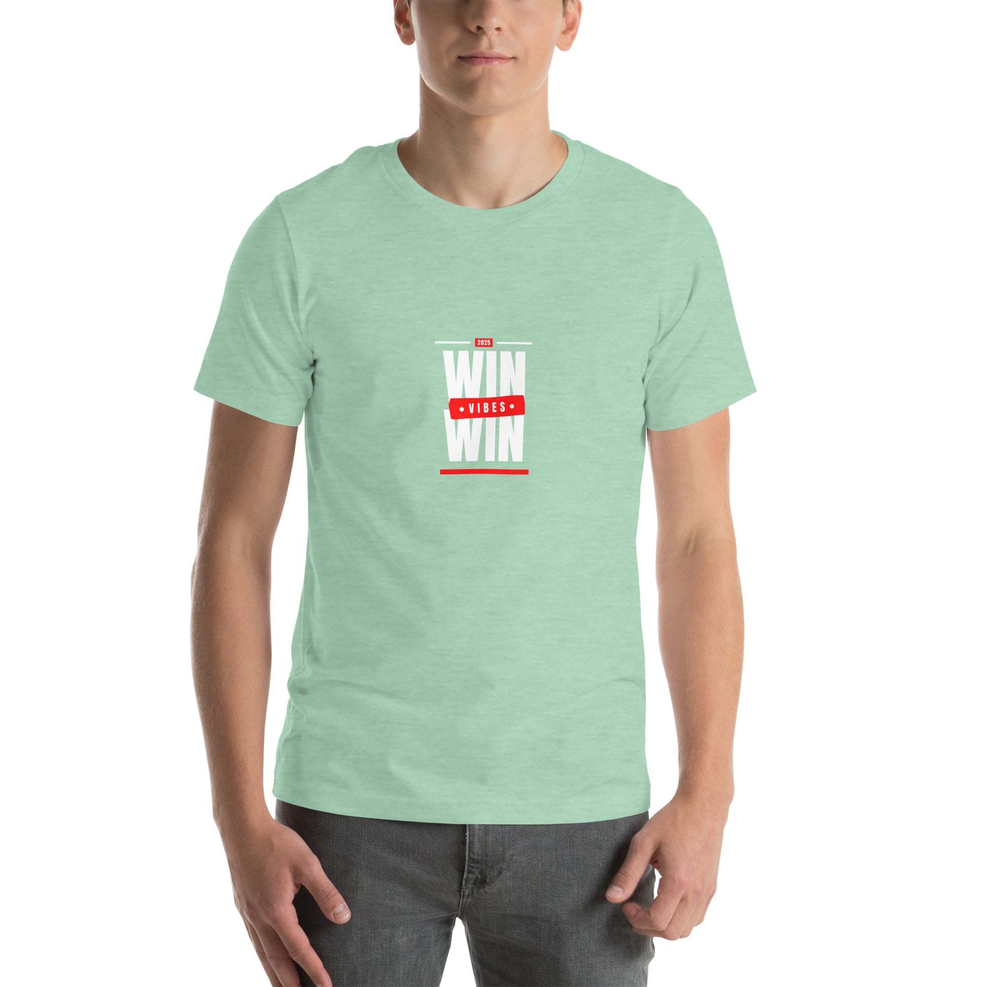 Men Motivational T-Shirt - Inspiring "WIN WIN" Design for Lifestyle