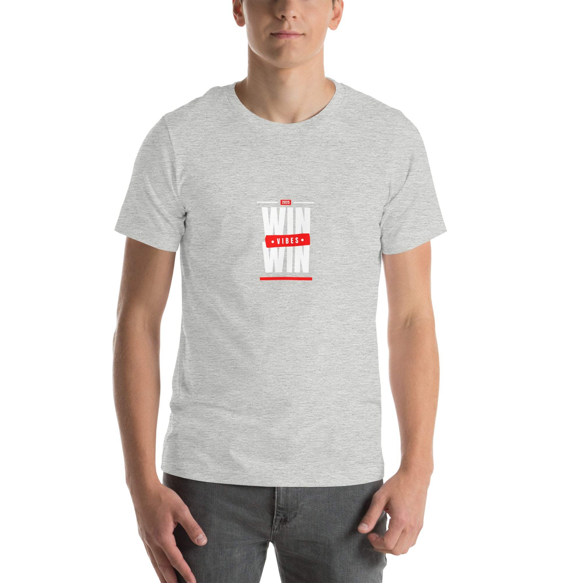 Men Motivational T-Shirt - Inspiring "WIN WIN" Design for Lifestyle