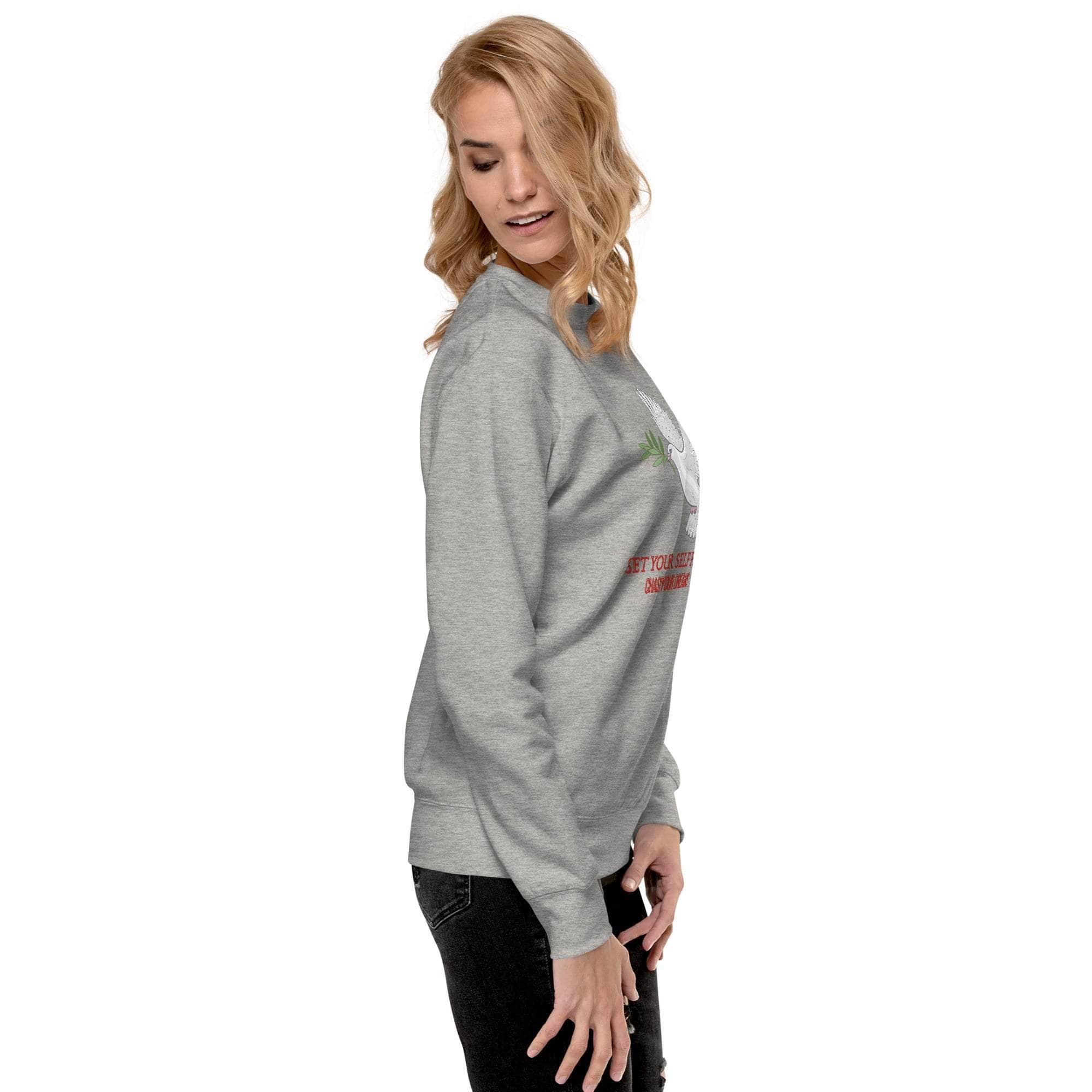 Dove Sweatshirt - Inspirational Peaceful Design, Unisex Casual Wear