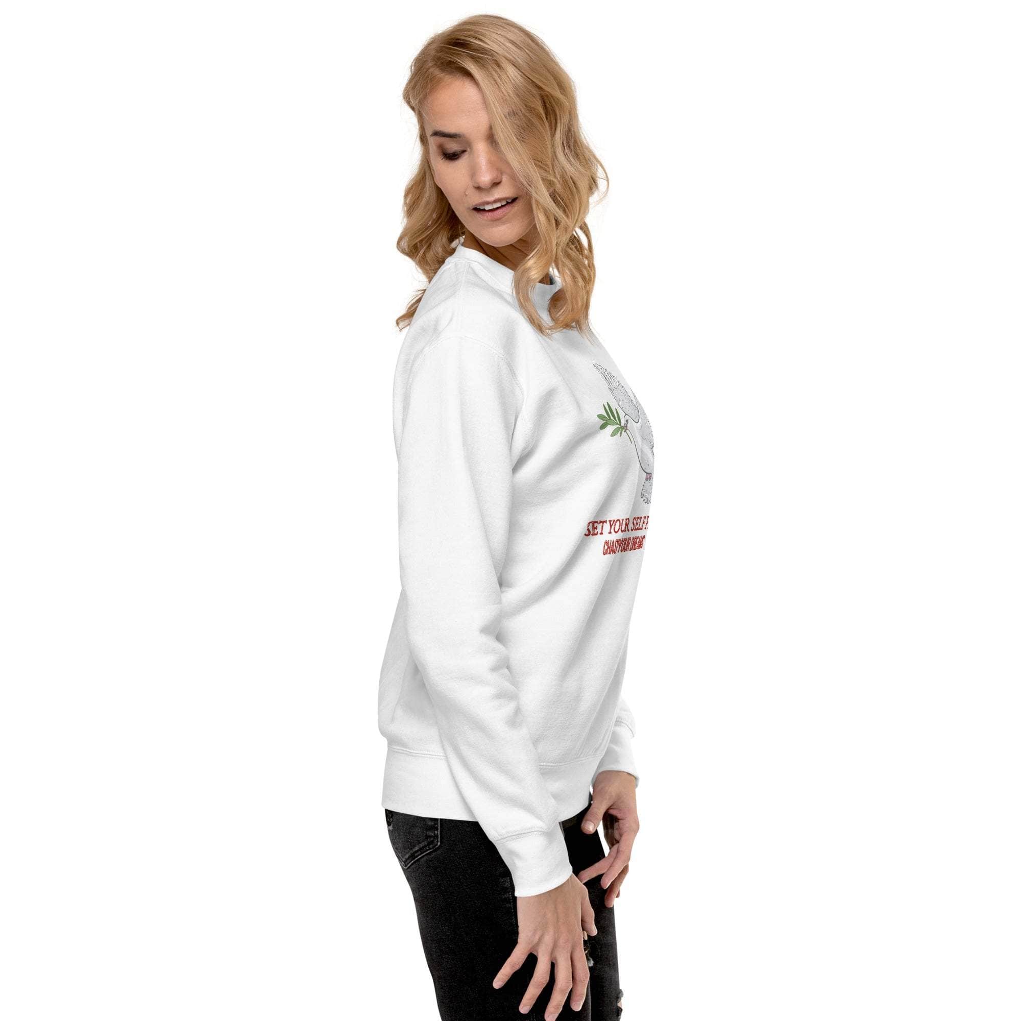 Dove Sweatshirt - Inspirational Peaceful Design, Unisex Casual Wear