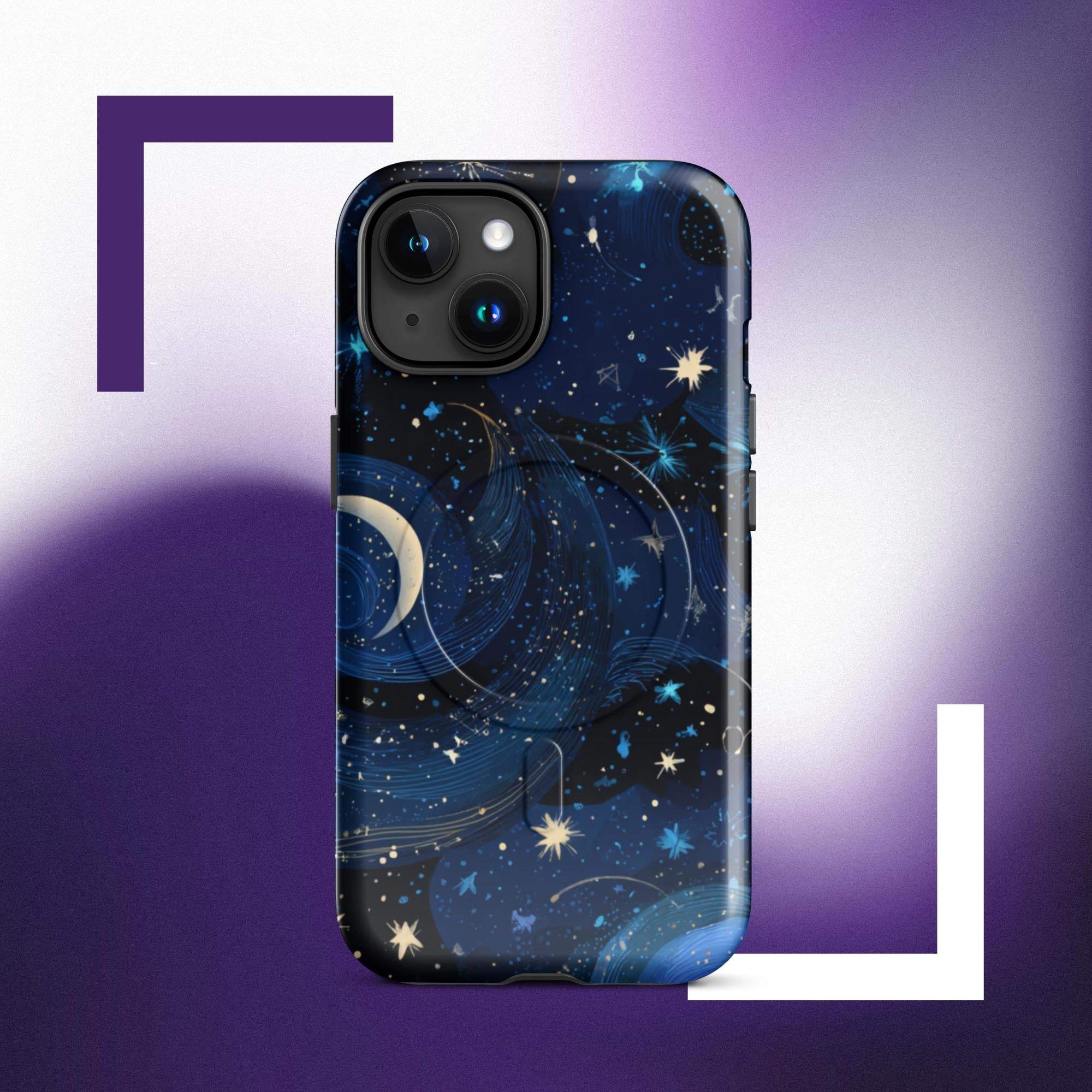 iPhone Tough Case: Cosmic Space MagSafe Polycarbonate for iPhone.