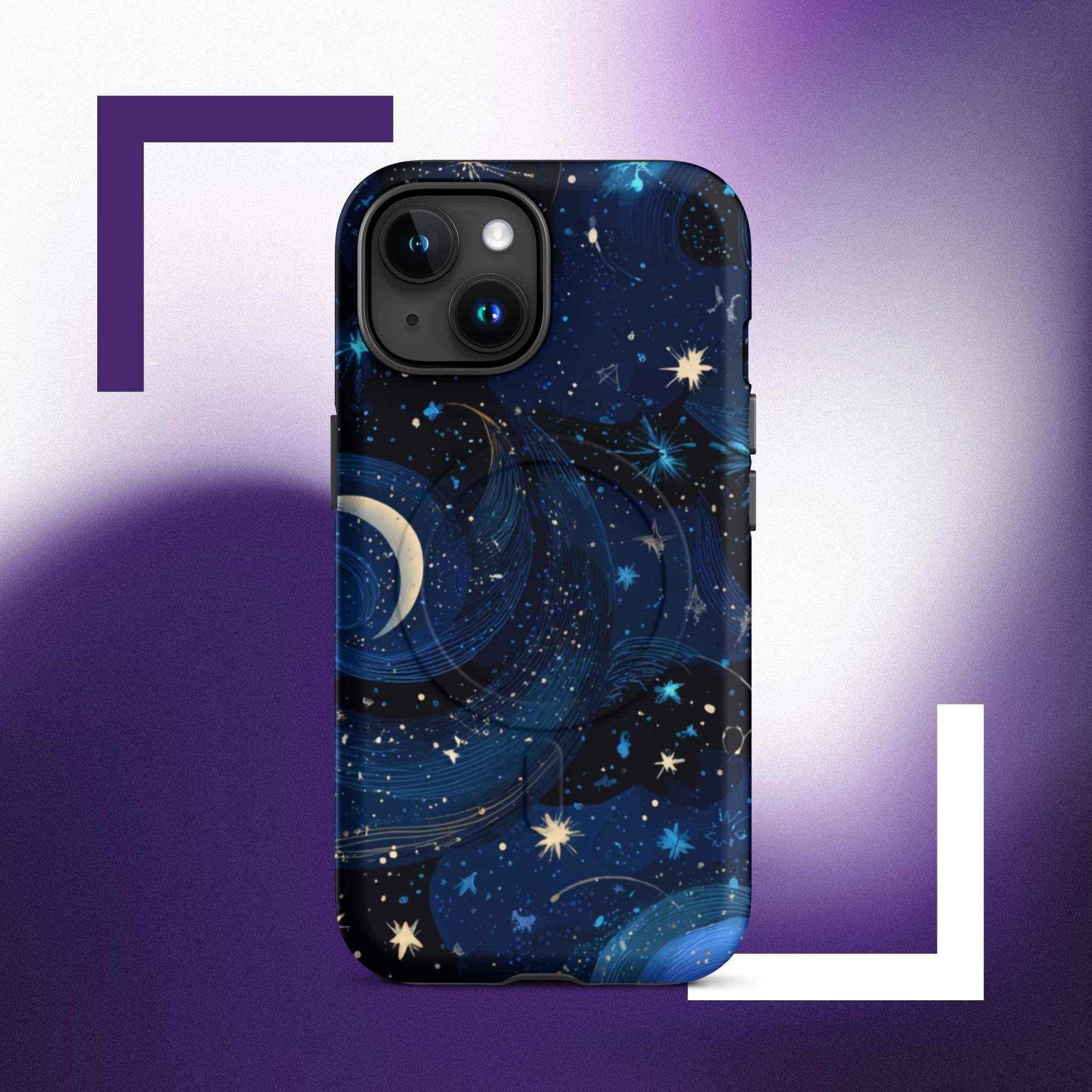 iPhone Tough Case: Cosmic Space MagSafe Polycarbonate for iPhone.