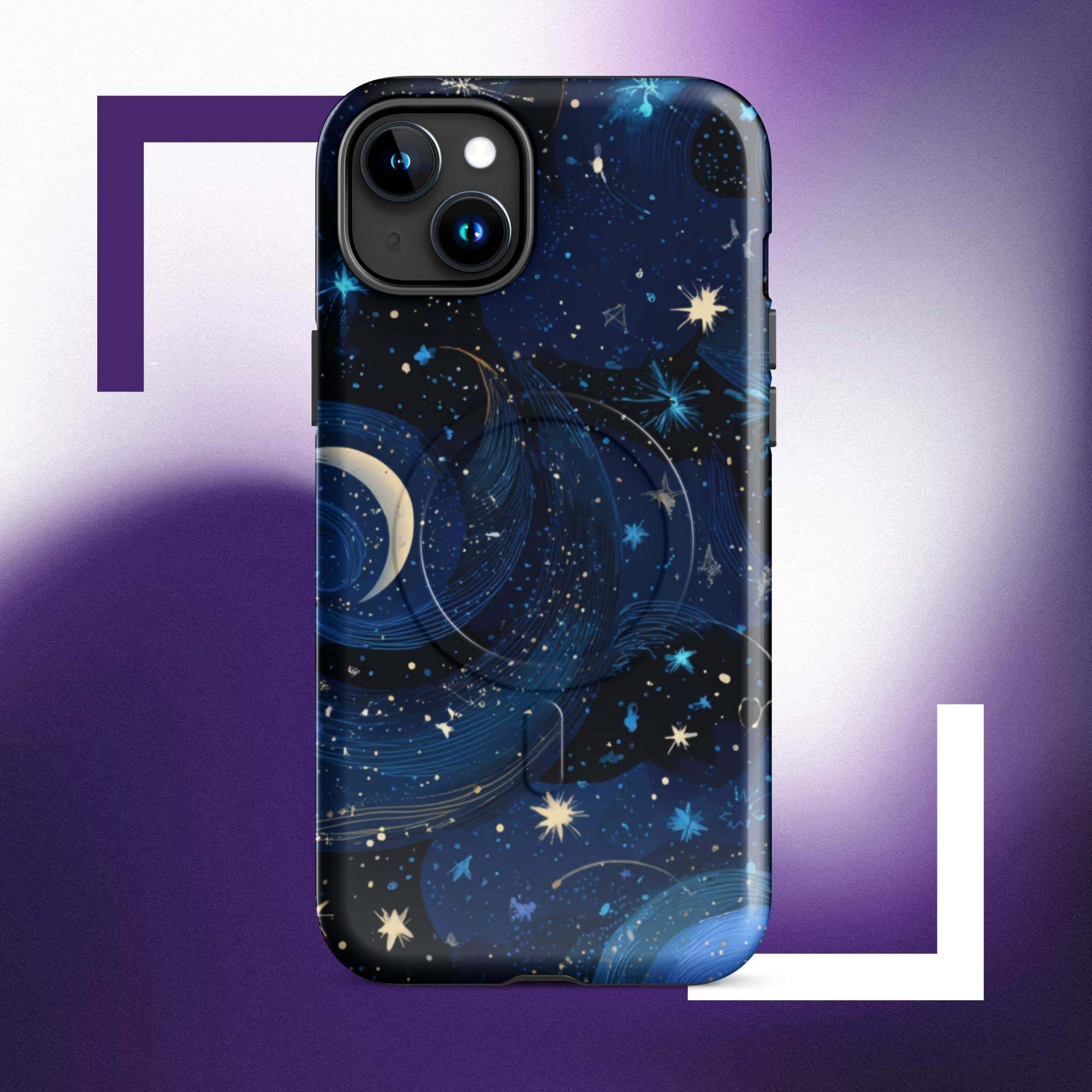 iPhone Tough Case: Cosmic Space MagSafe Polycarbonate for iPhone.