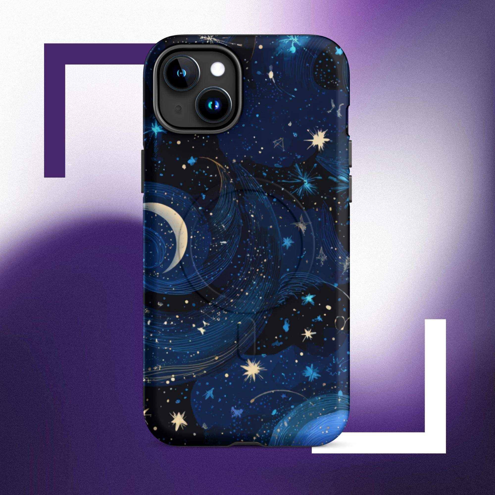 iPhone Tough Case: Cosmic Space MagSafe Polycarbonate for iPhone.