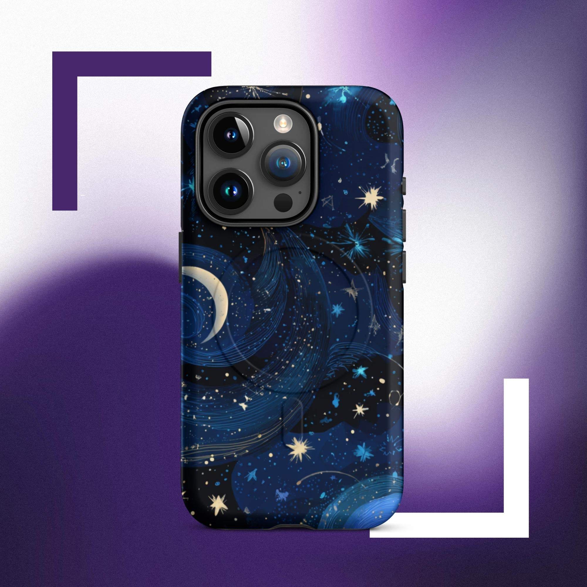 iPhone Tough Case: Cosmic Space MagSafe Polycarbonate for iPhone.