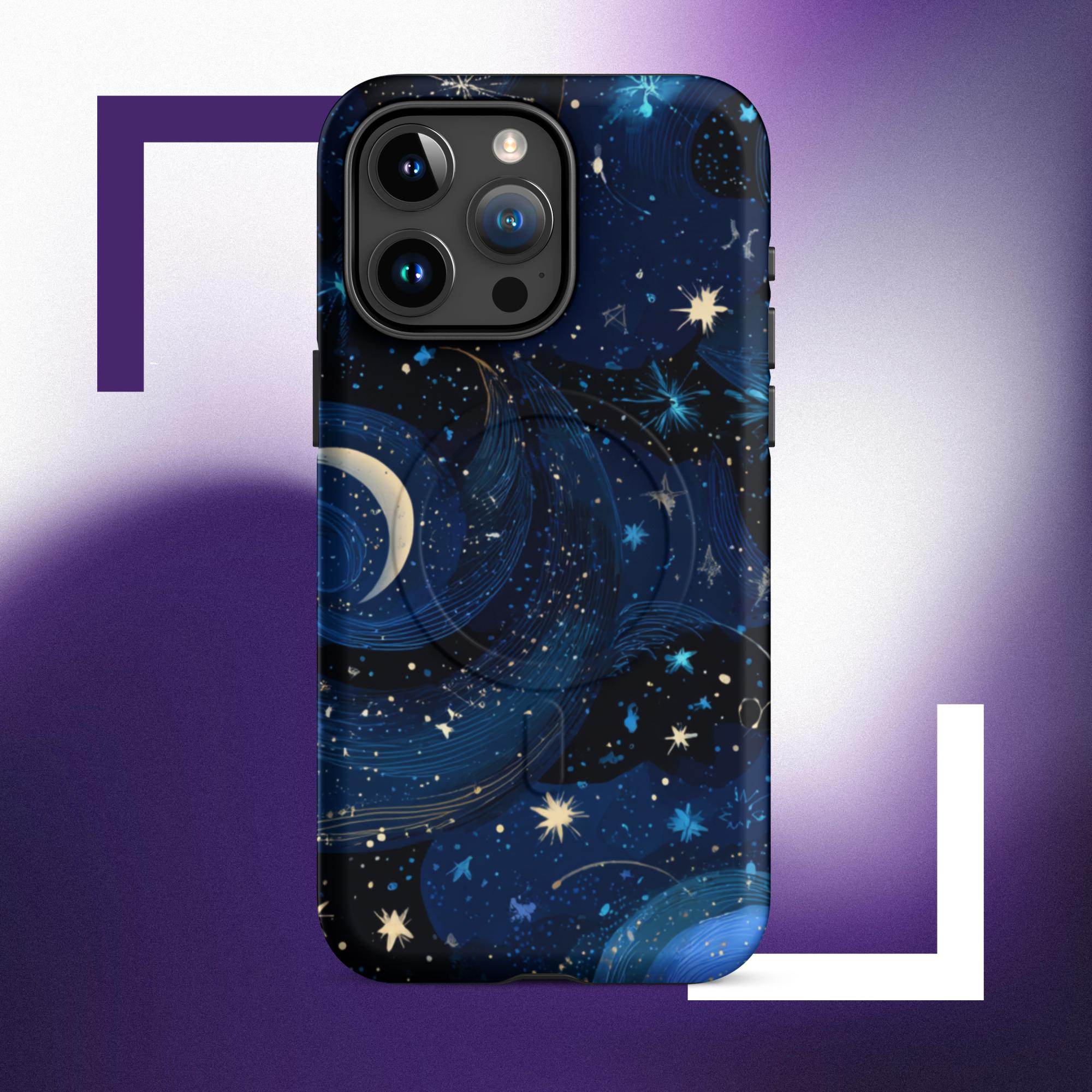 iPhone Tough Case: Cosmic Space MagSafe Polycarbonate for iPhone.