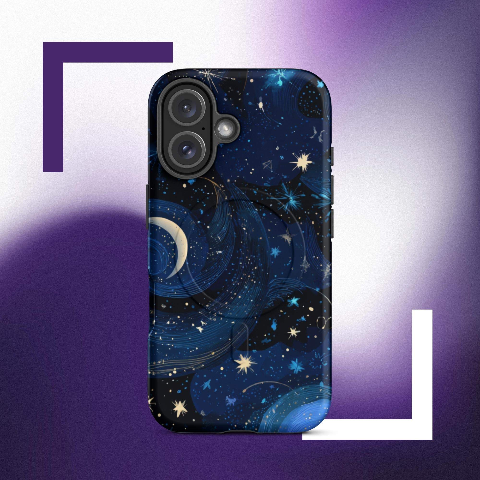 iPhone Tough Case: Cosmic Space MagSafe Polycarbonate for iPhone.