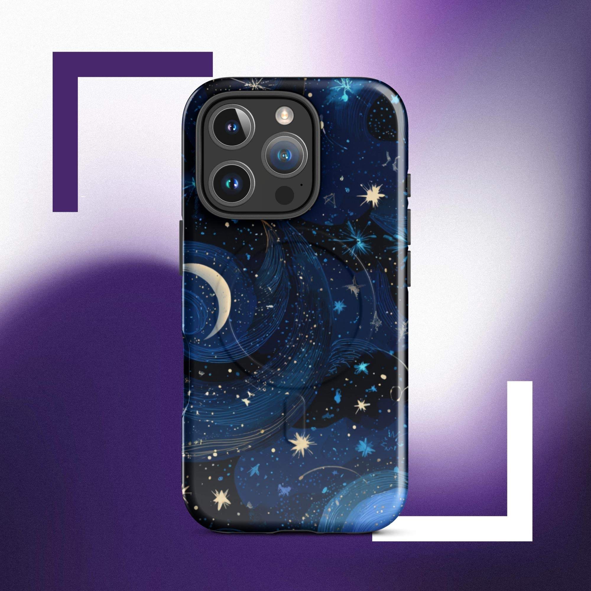 iPhone Tough Case: Cosmic Space MagSafe Polycarbonate for iPhone.