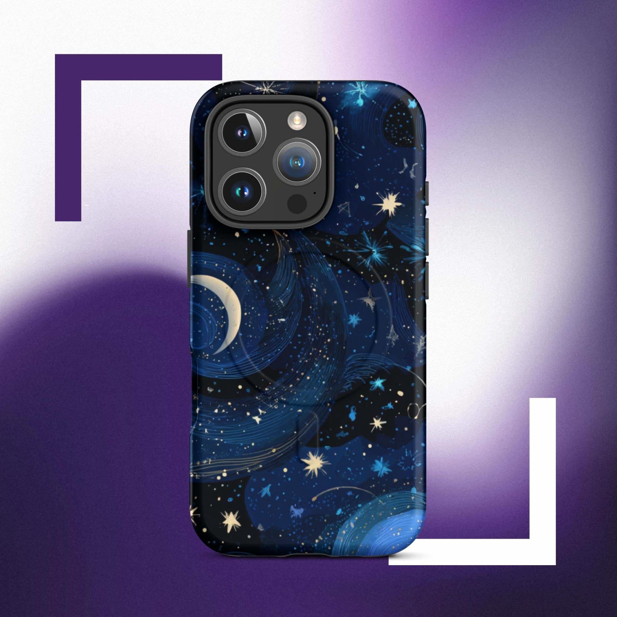 iPhone Tough Case: Cosmic Space MagSafe Polycarbonate for iPhone.
