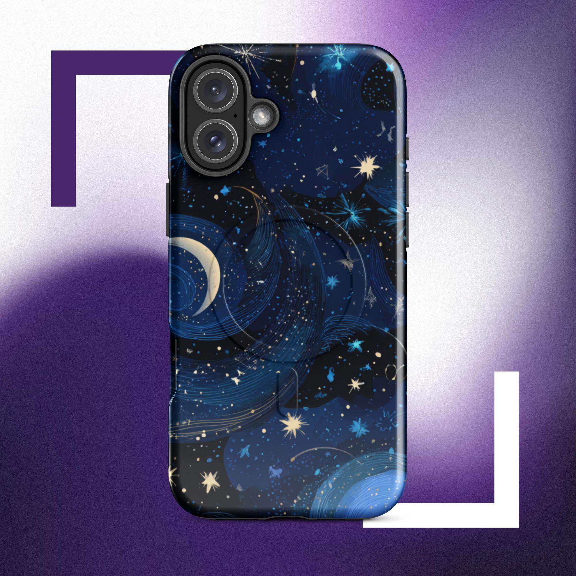 iPhone Tough Case: Cosmic Space MagSafe Polycarbonate for iPhone.