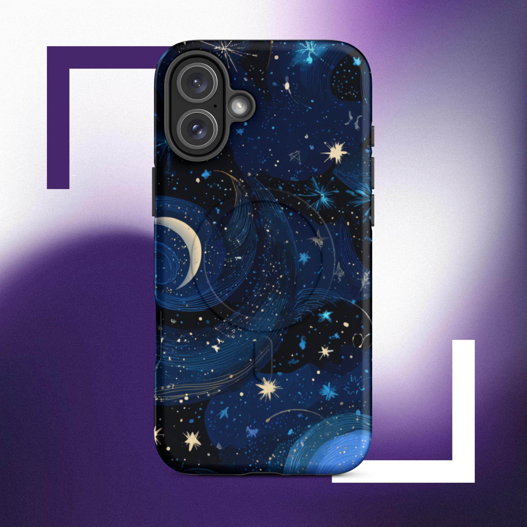 iPhone Tough Case: Cosmic Space MagSafe Polycarbonate for iPhone.