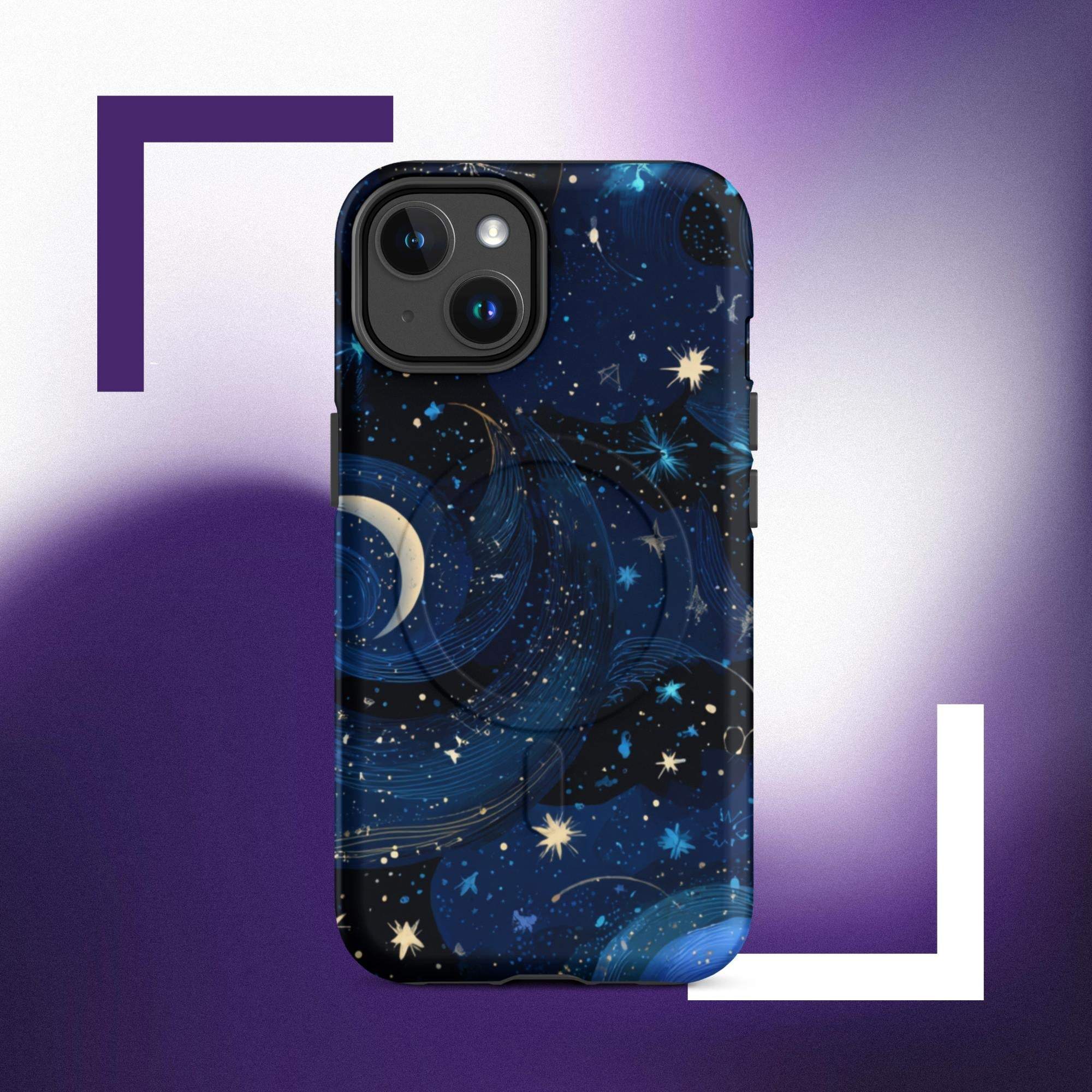 iPhone Tough Case: Cosmic Space MagSafe Polycarbonate for iPhone.