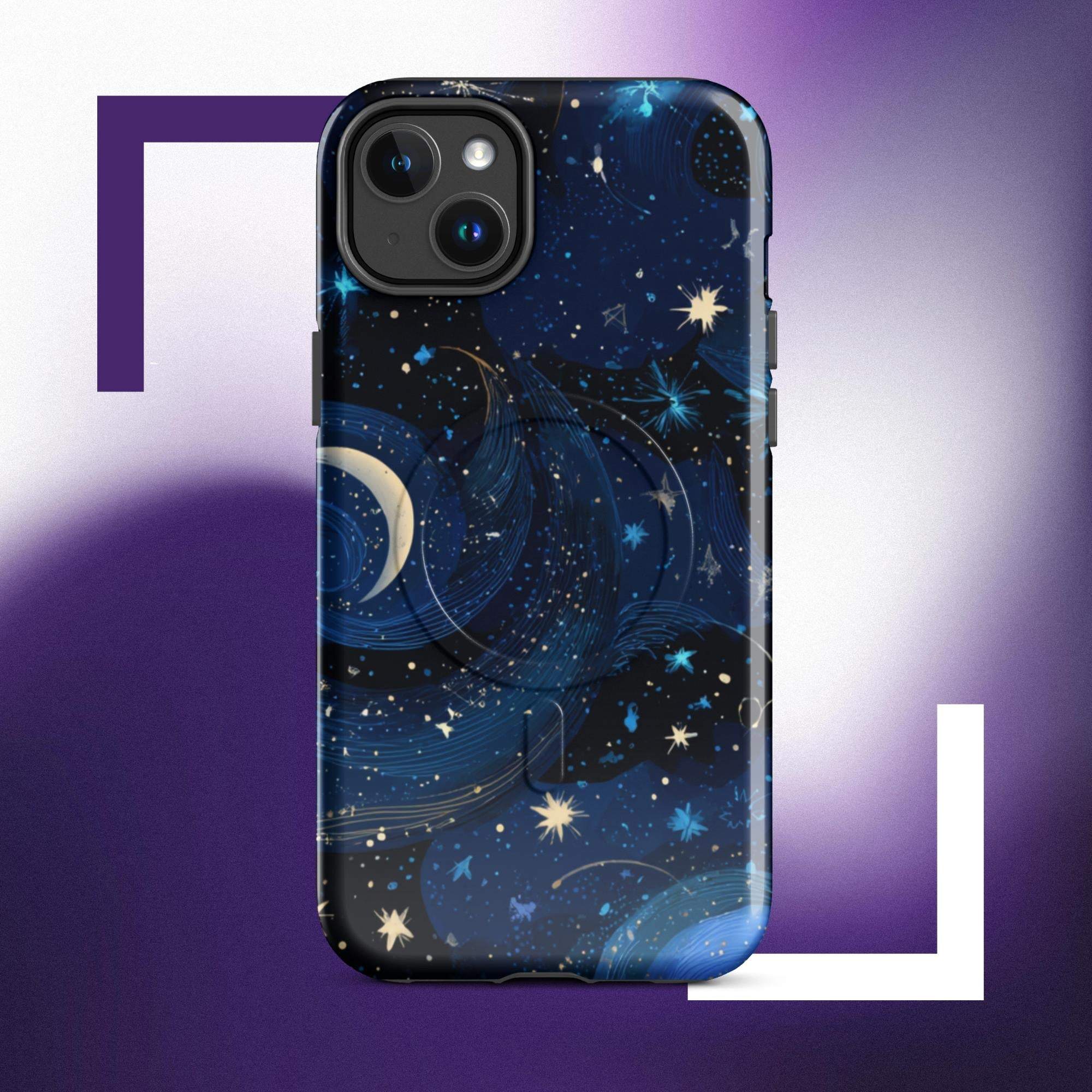 iPhone Tough Case: Cosmic Space MagSafe Polycarbonate for iPhone.