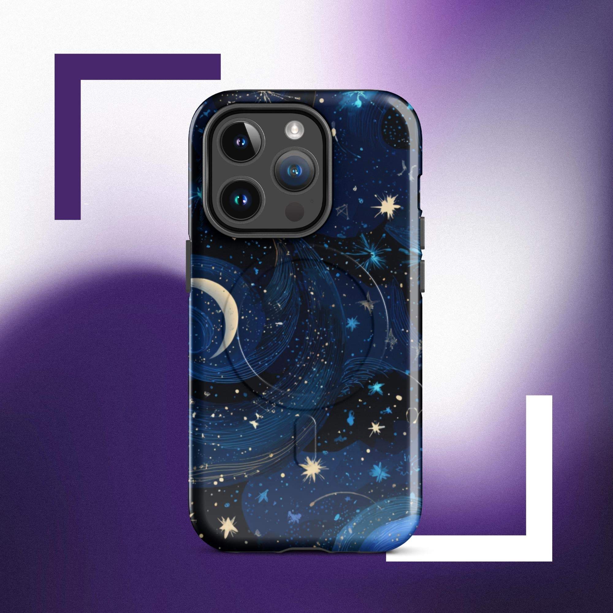 iPhone Tough Case: Cosmic Space MagSafe Polycarbonate for iPhone.