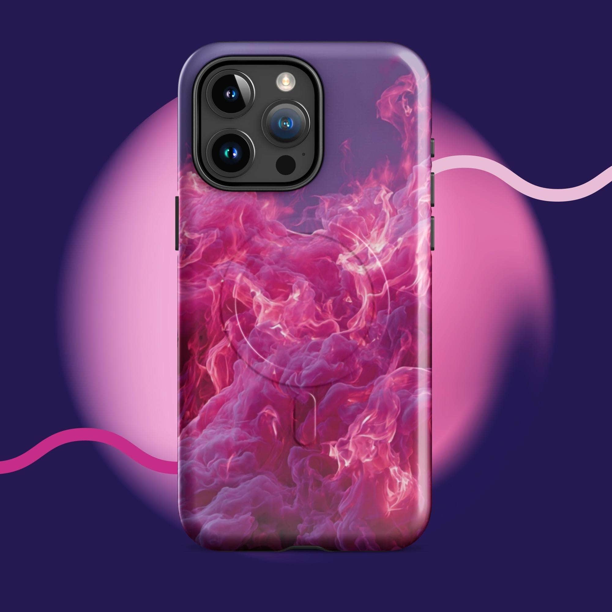 iPhone tough case - Pink fiery cloud MagSafe® iPhone protective coveriPhone tough case - Pink fiery cloud MagSafe® iPhone protective cover