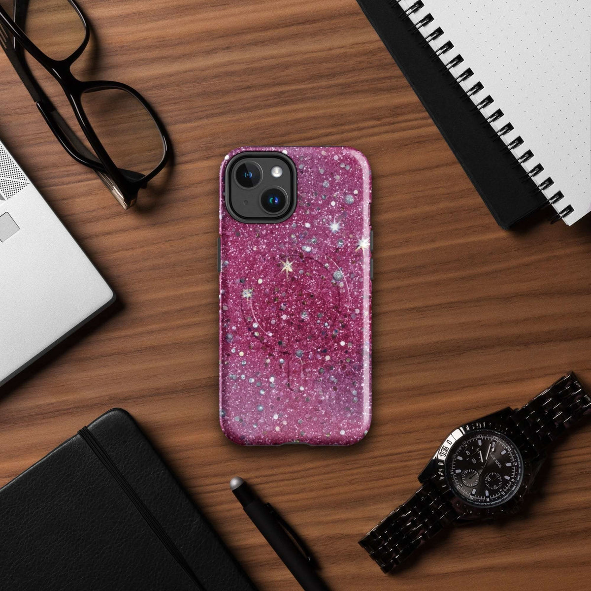 iPhone Tough Case - Sparkly Pink Bratcore MagSafe® iPhone Protection