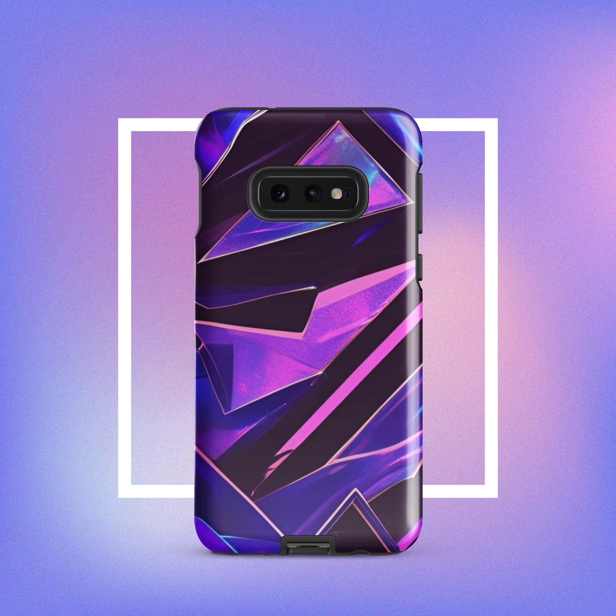 Samsung Galaxy Tough Case - Modern purple design protective phone case