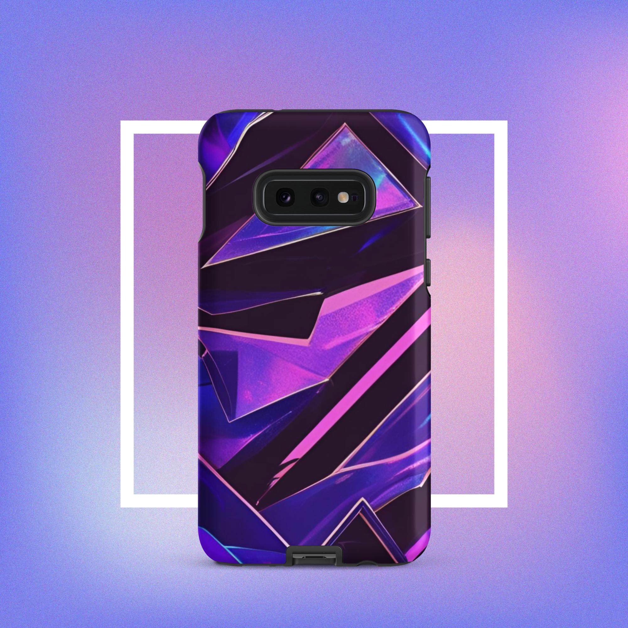 Samsung Galaxy Tough Case - Modern purple design protective phone case