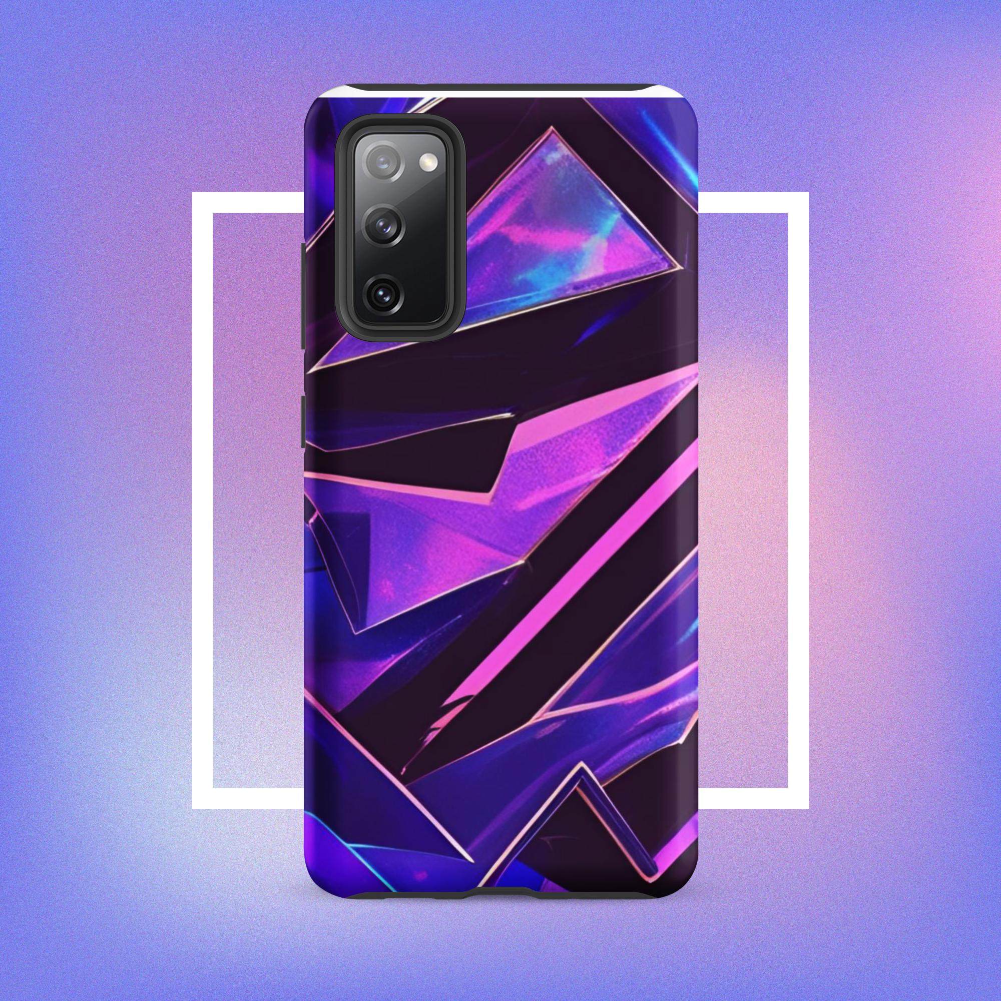 Samsung Galaxy Tough Case - Modern purple design protective phone case