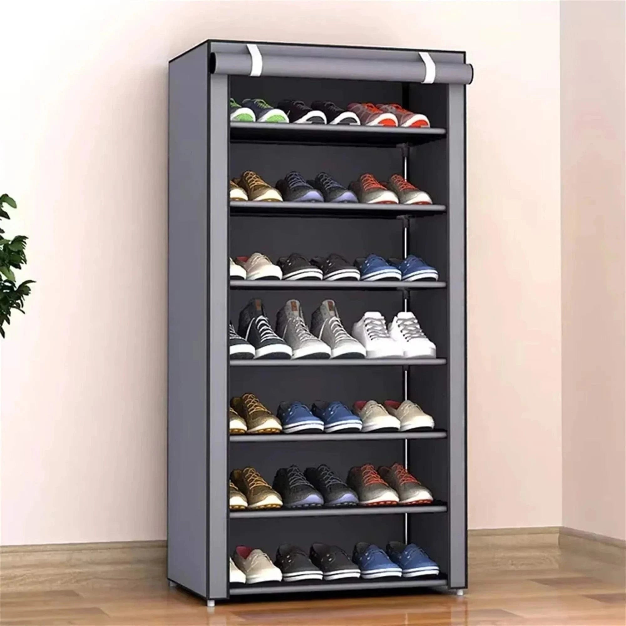 Organizer Multilayer Shoe Rack Space Saving Dustproof Shelf Organizer - TeninoVentures